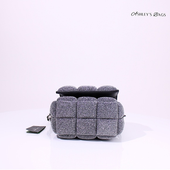 Kate Spade Boxxy Metallic Crossbody In Silver - Picture 6 of 12